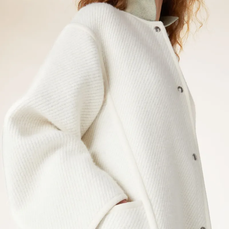 Loro Piana Coats Women's White-4