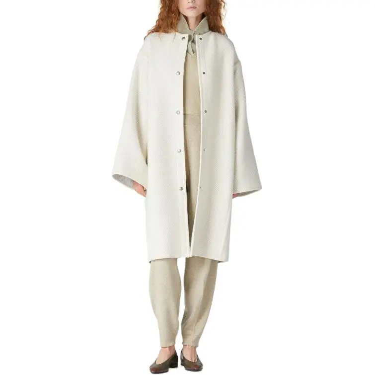 Loro Piana Coats Women's White-2