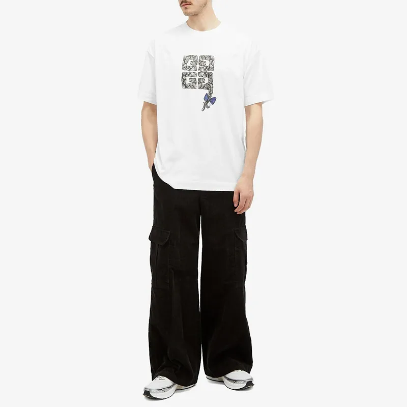Givenchy 4G Braid Printed Crewneck T-Shirt-2