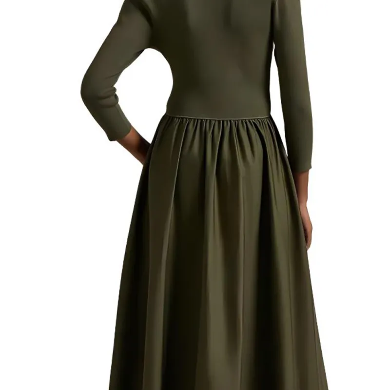 Polo Ralph Lauren Henley Bodice Maxi Dress-4