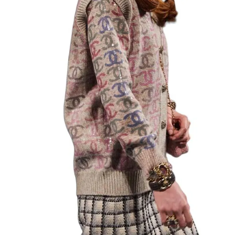 CHANEL FW22 Sweater Women's Pink-4