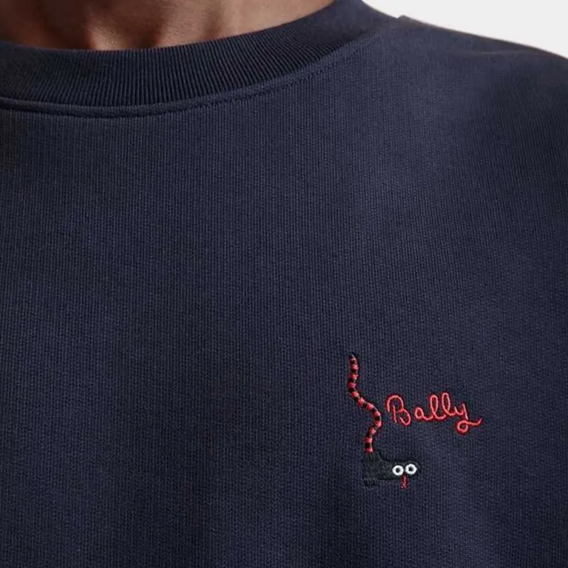 BALLY Logo embroidered Sweater-3