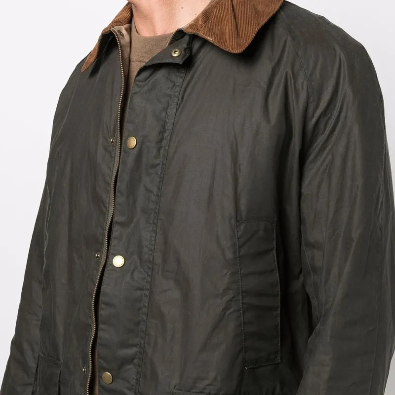 BARBOUR Contrasting collar Detail Jacket-4
