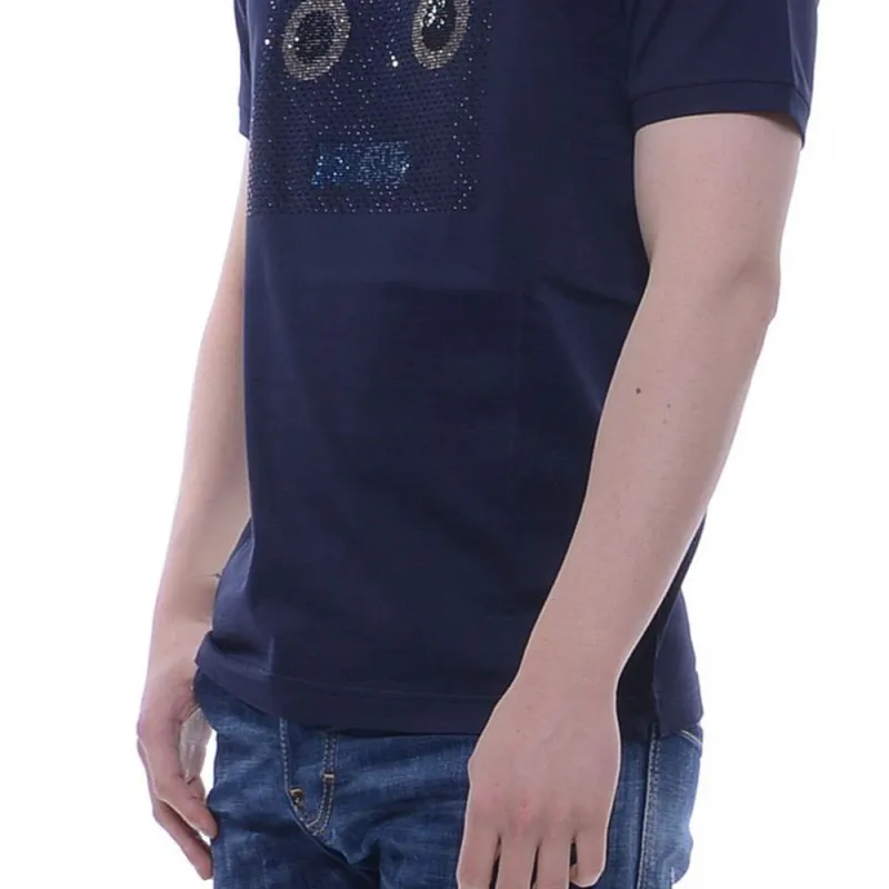 FENDI T Shirt Men's Marine Blue-4