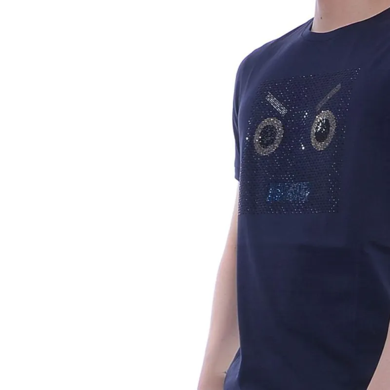 FENDI T Shirt Men's Marine Blue-3