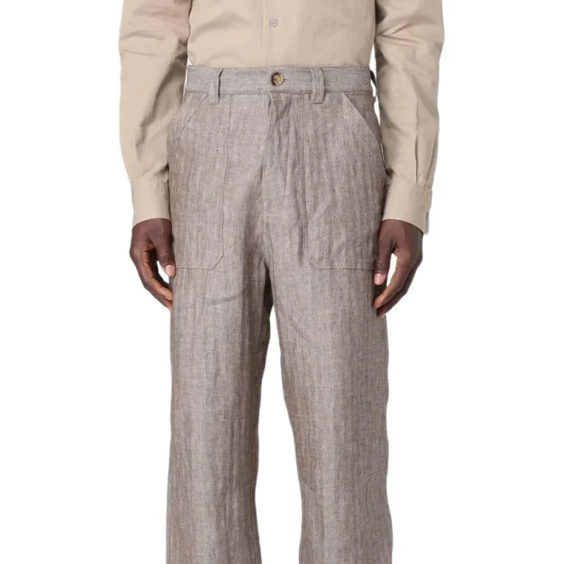 Brunello Cucinelli Linen Trousers-2