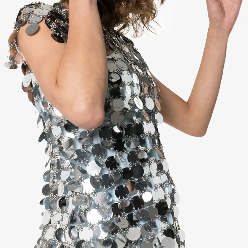Paco Rabanne Sequinned Mini Dress-4