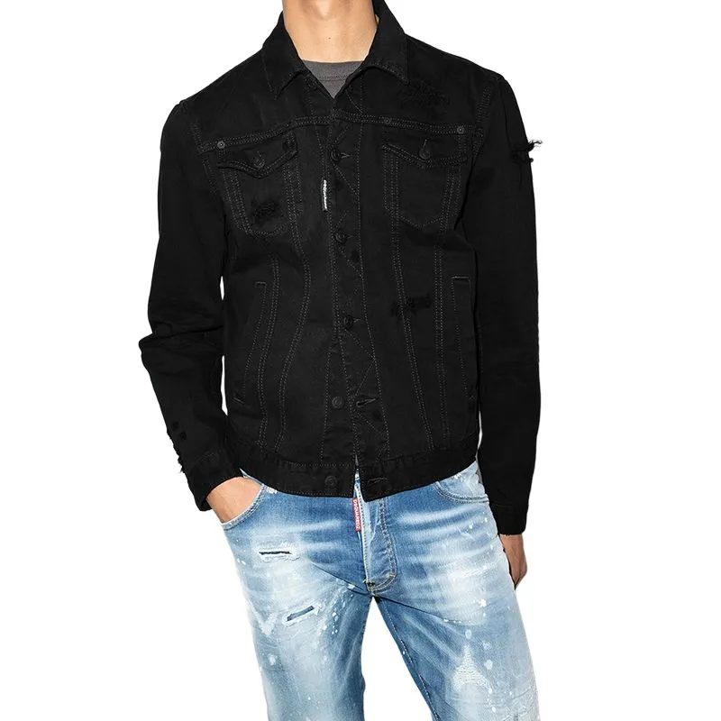 DSQUARED 2 SS22 Denim Jacket Men's Black-1