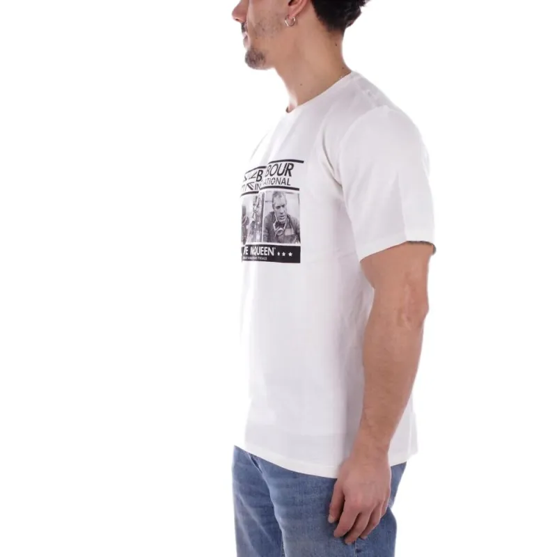 BARBOUR International Graphic Printed T Shirt-4