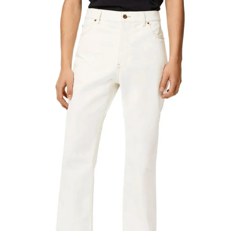 LOEWE Paula's Ibiza 2022 Jeans Men White-4