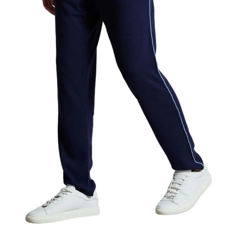 COLOMBO Knitted Sweatpants Men's Marine Blue-4