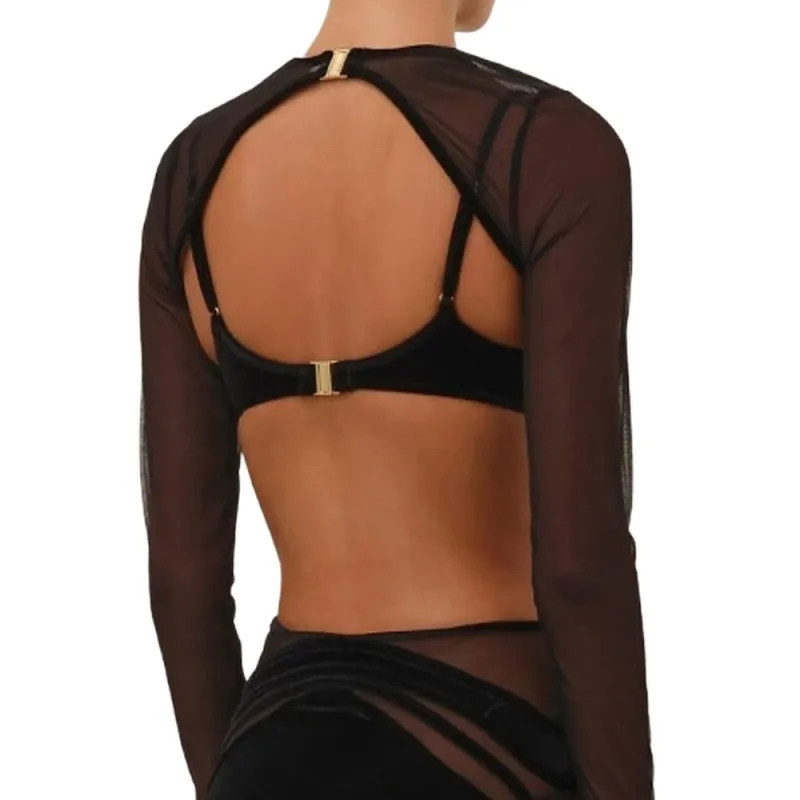 Zimmermann SS25 One piece Swimsuit Women's Black-4
