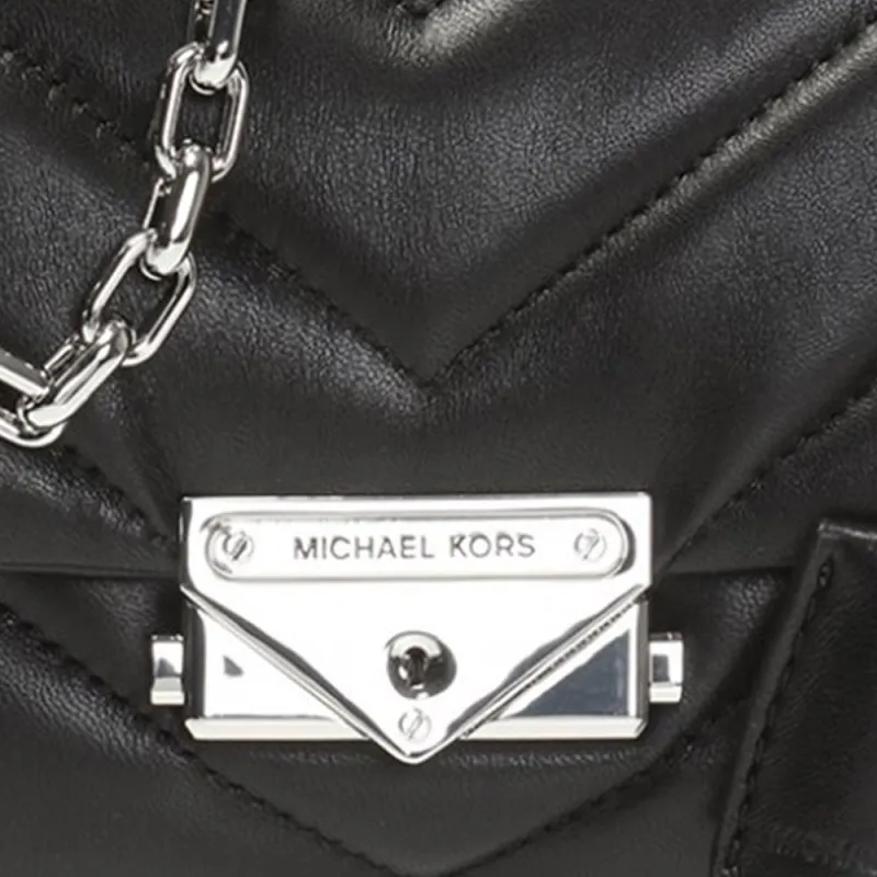 MICHAEL KORS Cece Leather Crossbody Bag, Shoulder Bag Mini Women's Black-3