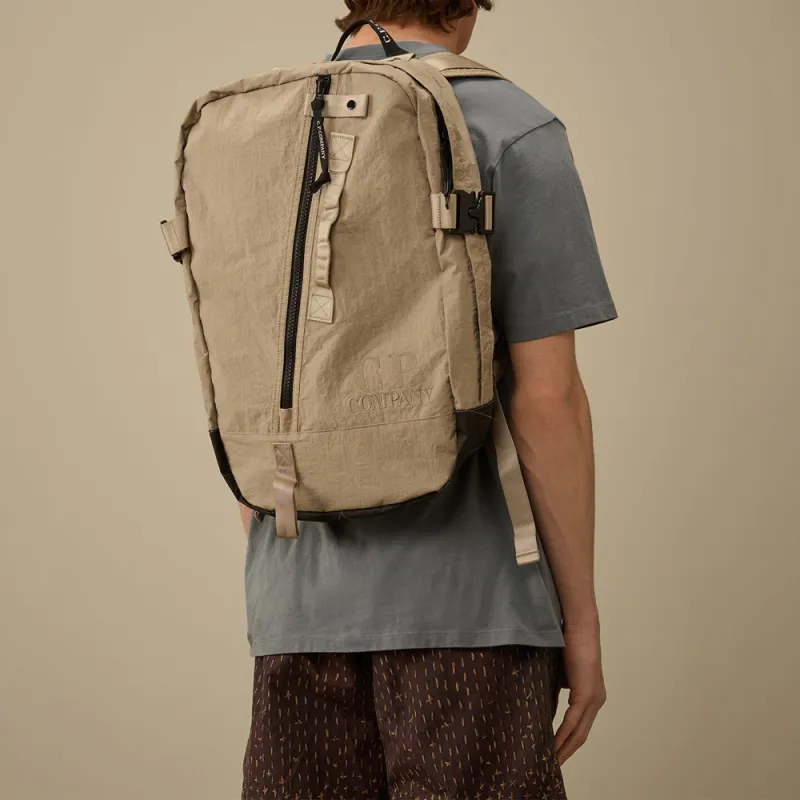C.P.Company Nylon Travel Bag Backpack Men's Yellow-2