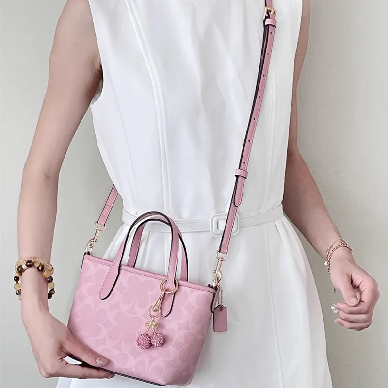 Microfiber Material Bag Strap Women's Multicolor-4