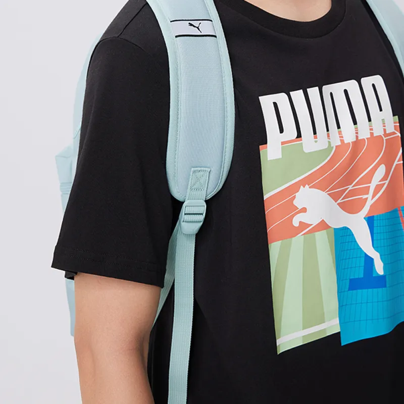 PUMA Patch Fabric Backpack Unisex Mint Green-4