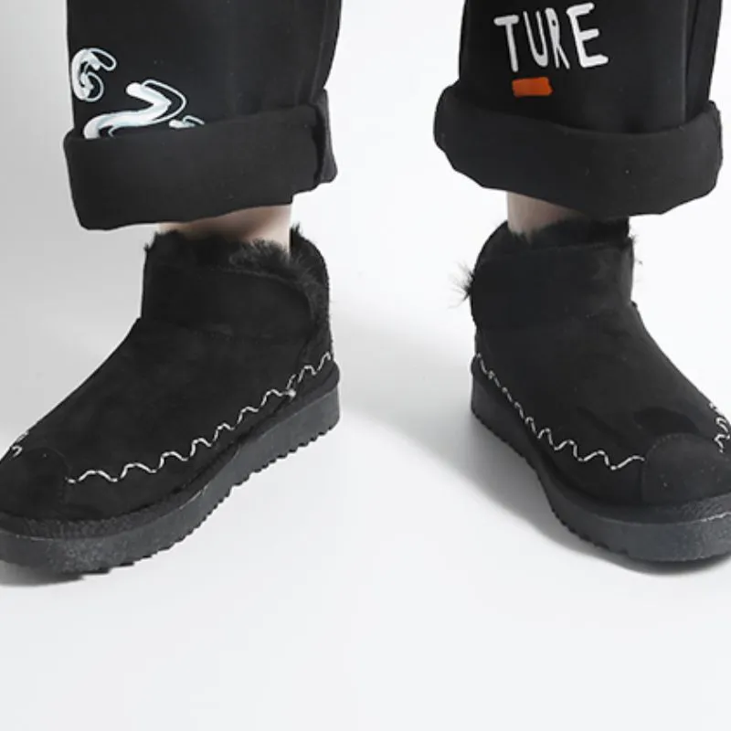 HUANQIU Short Snow Boots Women's-5