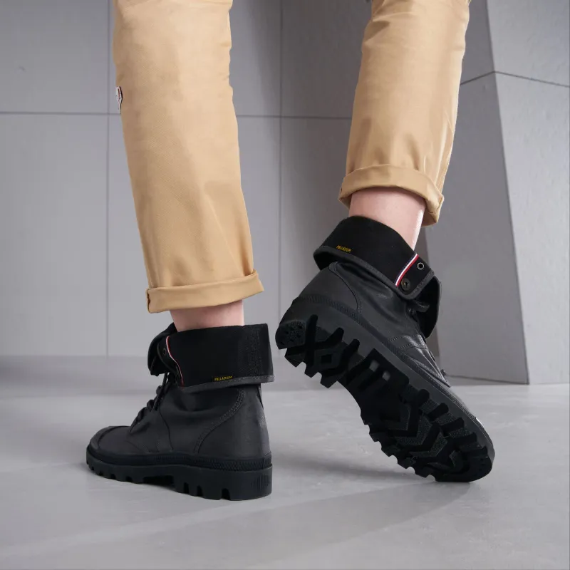 Palladium Anti Slip And Wear Resistant Water Resistant High Top Canvas Shoes Unisex Raven-6