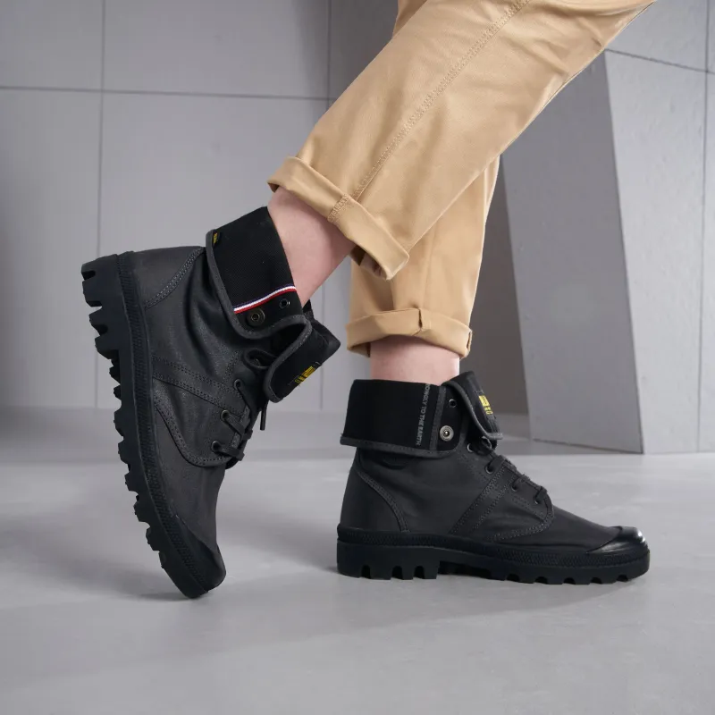 Palladium Anti Slip And Wear Resistant Water Resistant High Top Canvas Shoes Unisex Raven-7