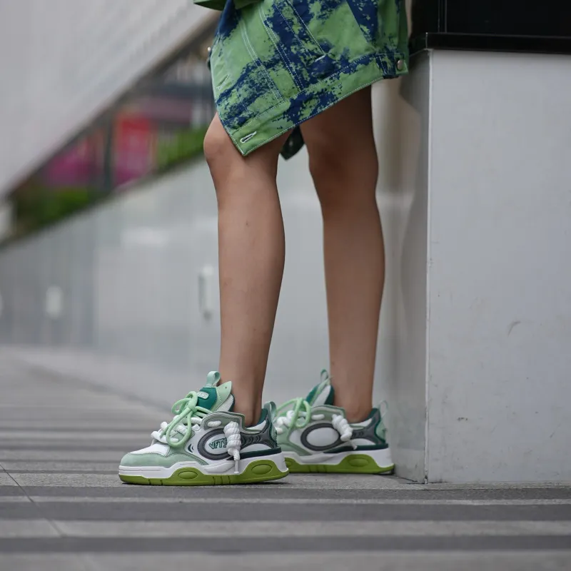 VFTS Fashion Puffy Shoes Coverage Warm Slip-Resistant Cushioning Wear-Resistant Balance Low-Top Skateboard Shoes Unisex-25
