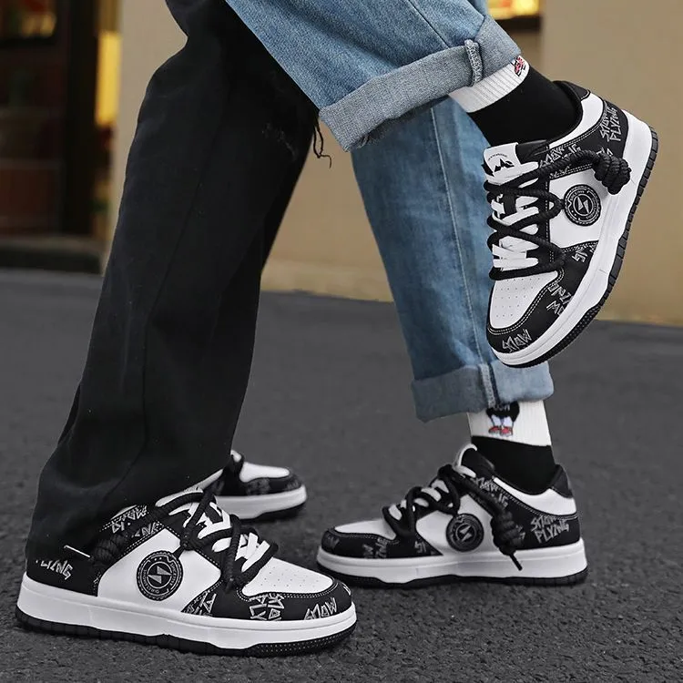 SNOW FLYING Low Top Skateboard Shoes Unisex-8