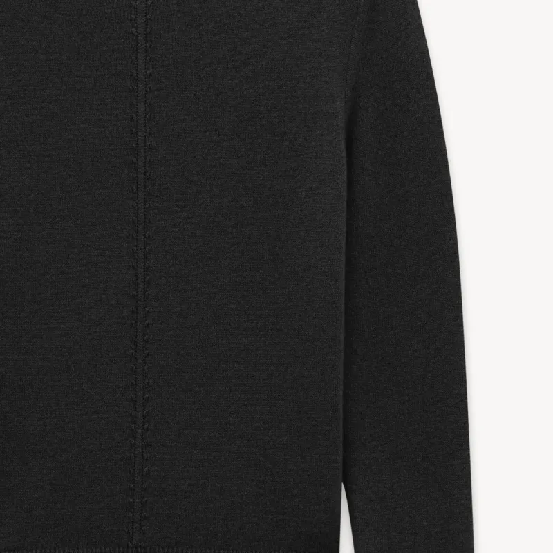 SAINT LAURENT Openwork Crewneck Jumper-3