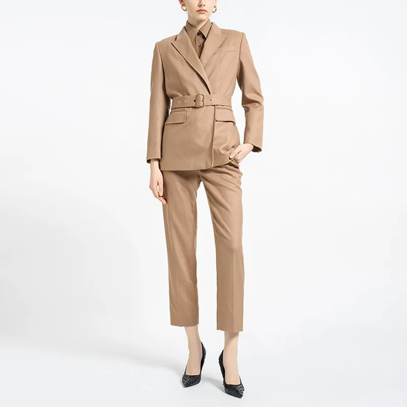 BESIONIA Suit Trouser Women's Khaki-1
