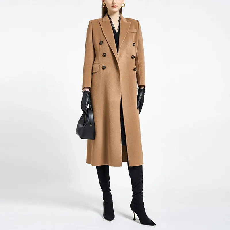 BESIONIA Coats Women's Khaki-3