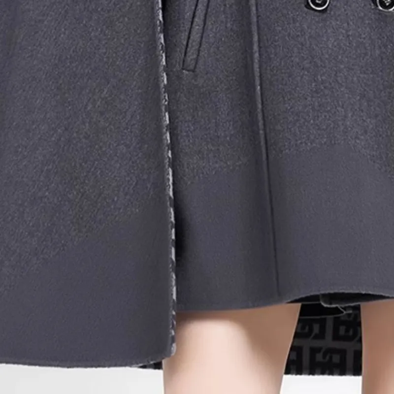 BESIONIA Coats Women's Dark Gray-5