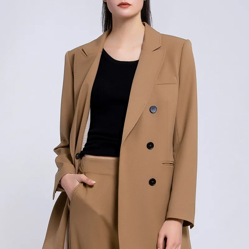 BESIONIA SS22 Business Suit Women's Camel-4