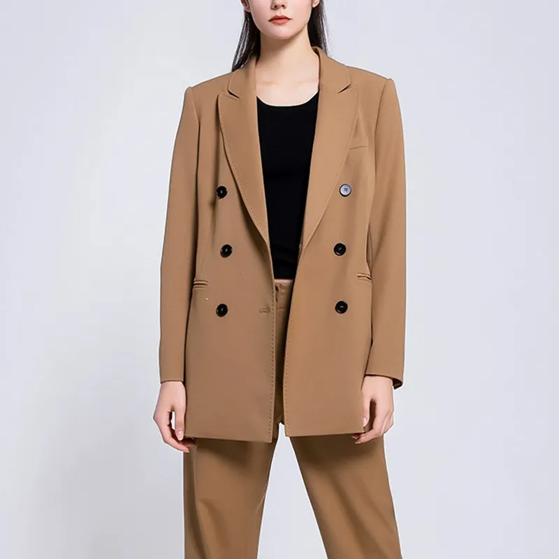 BESIONIA SS22 Business Suit Women's Camel-1