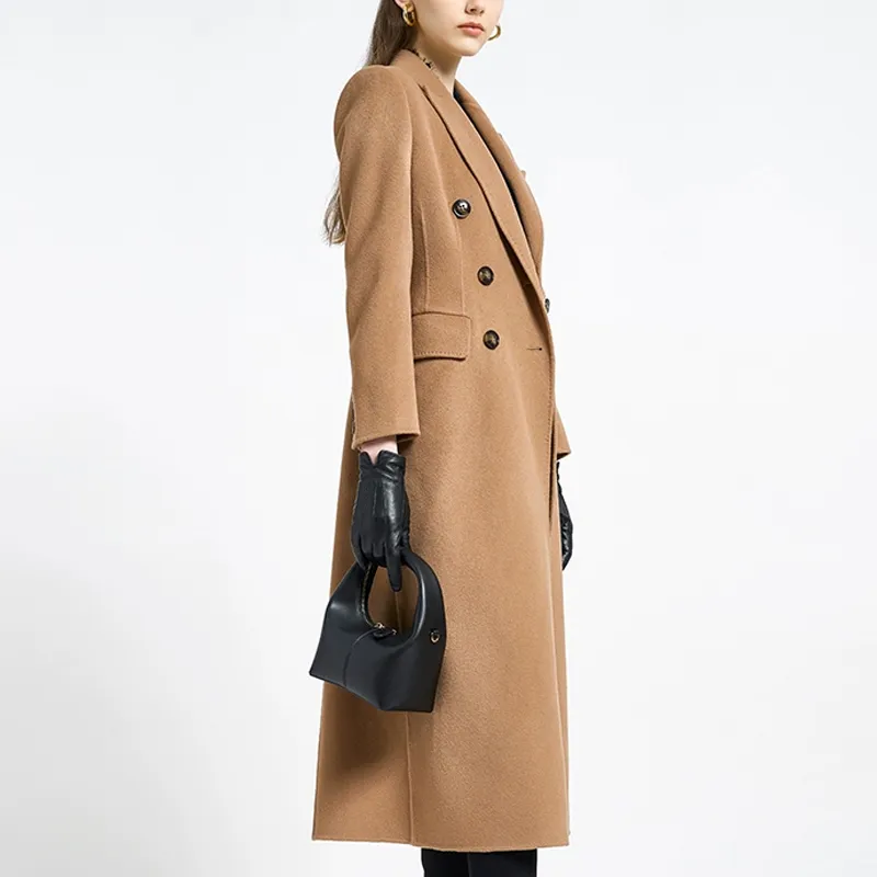BESIONIA Coats Women's Khaki-4