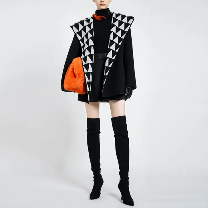 BESIONIA FW23 Coat Women's Black-1