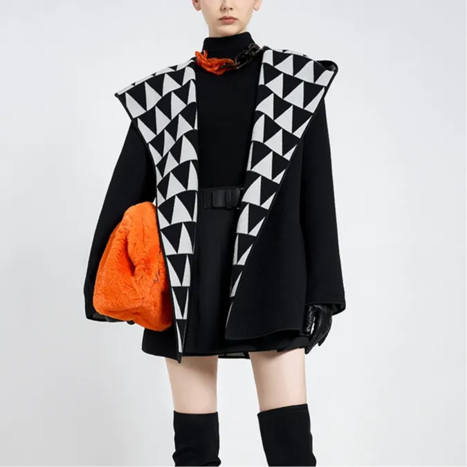 BESIONIA FW23 Coat Women's Black-3