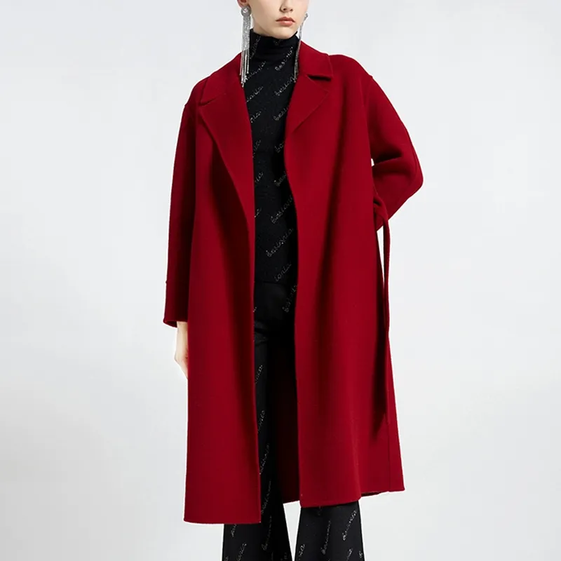 BESIONIA FW23 Coats Women's Red-2