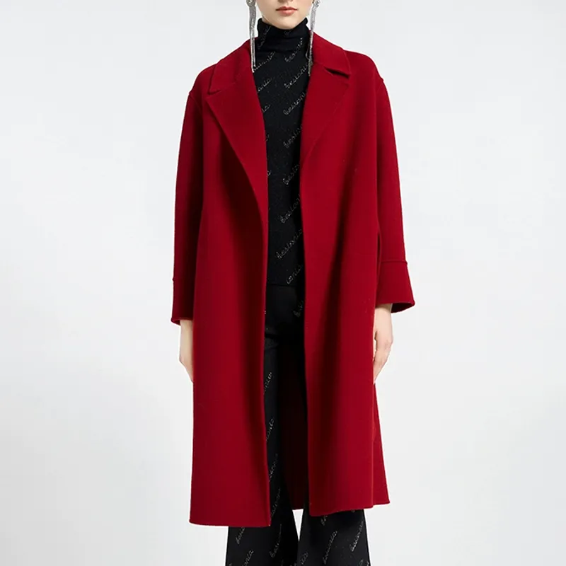 BESIONIA FW23 Coats Women's Red-1