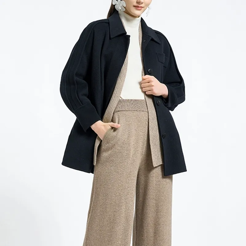 BESIONIA FW23 Coats Women's Blue-4