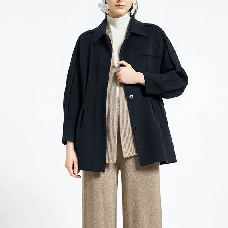 BESIONIA FW23 Coats Women's Blue-2