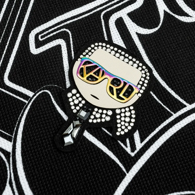 KARL LAGERFELD SS24 Polo Shirt Men's Black-1