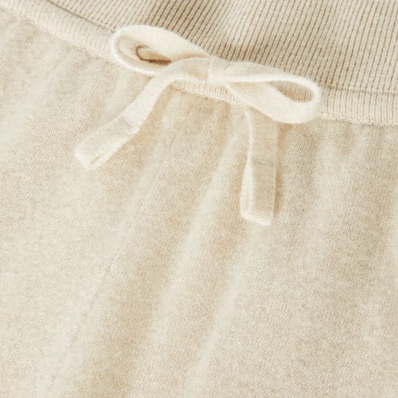 Loro Piana FW24 Knitted Sweatpants Women's Nougat-7