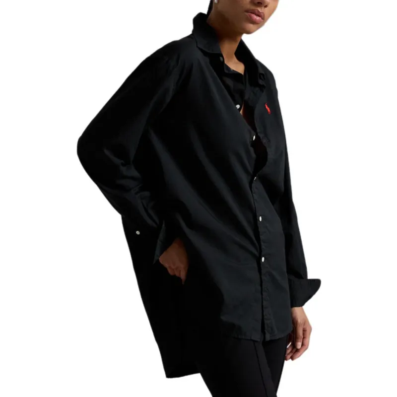 Polo Ralph Lauren Large Size Edition Shirt Women's Black-2