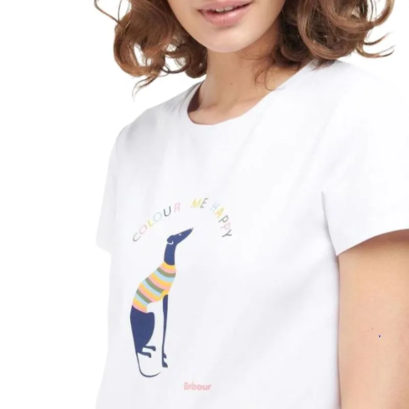 BARBOUR Regular T-Shirt Women's White-4