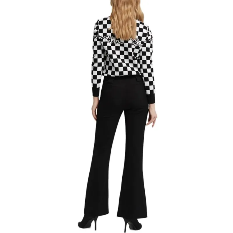 KARL LAGERFELD Knitwear Women's Black White-3