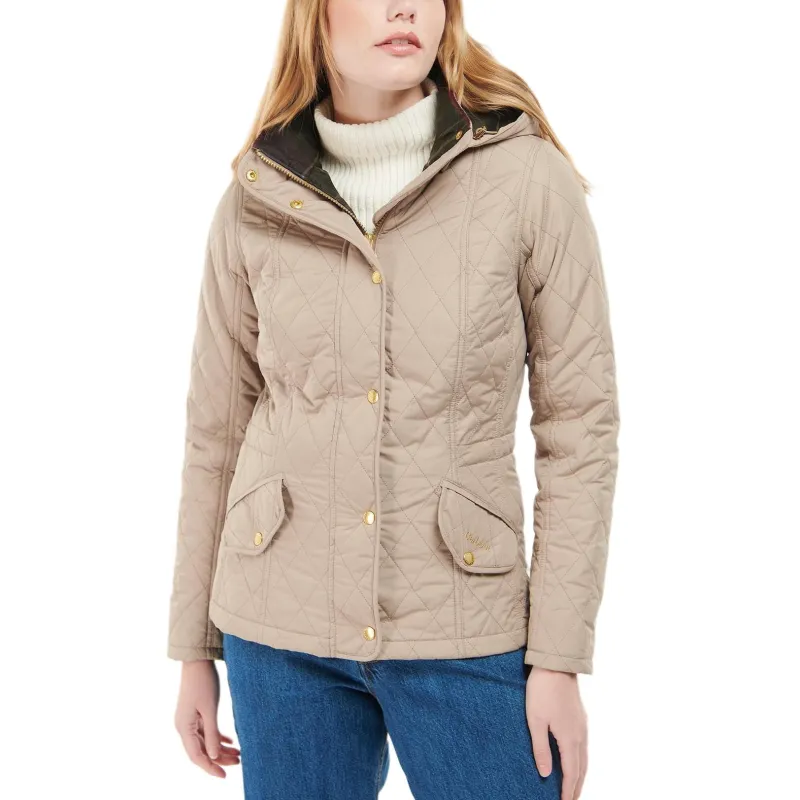 BARBOUR Puffer Jacket Women's Beige-2