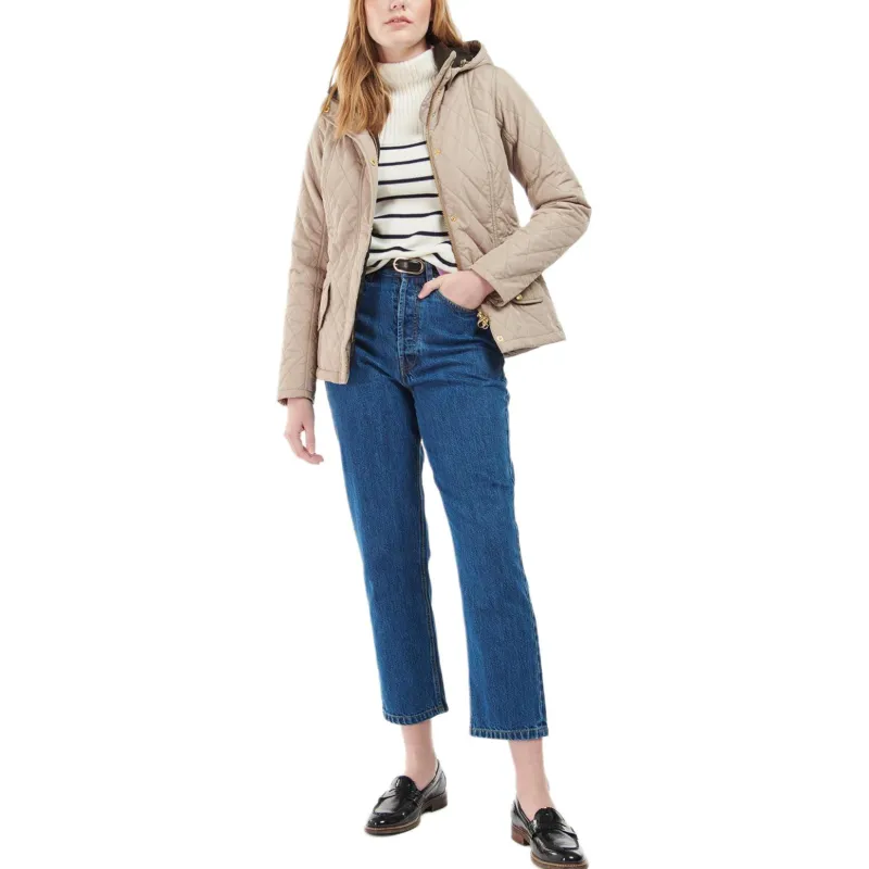 BARBOUR Puffer Jacket Women's Beige-1