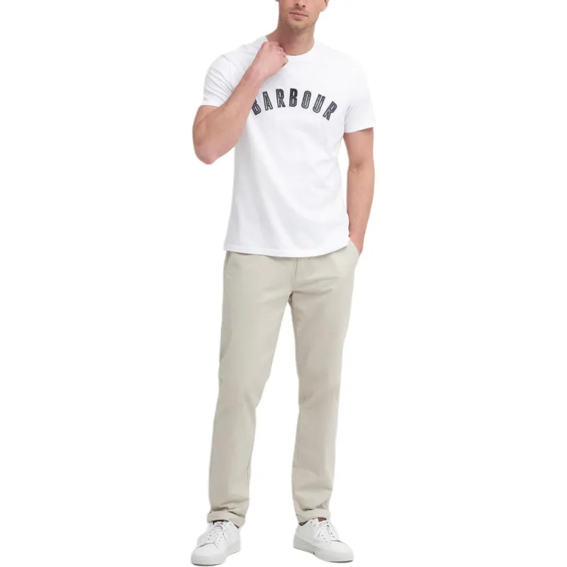 BARBOUR T Shirts Men White-1