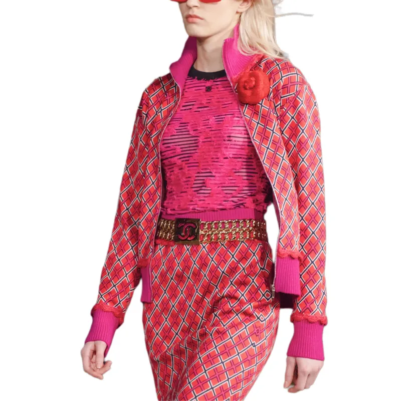 CHANEL 24 Spring Summer Jackets & Coats Women's Peach Red-1
