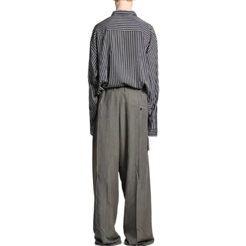 Balenciaga Striped Fluid Shirt-4