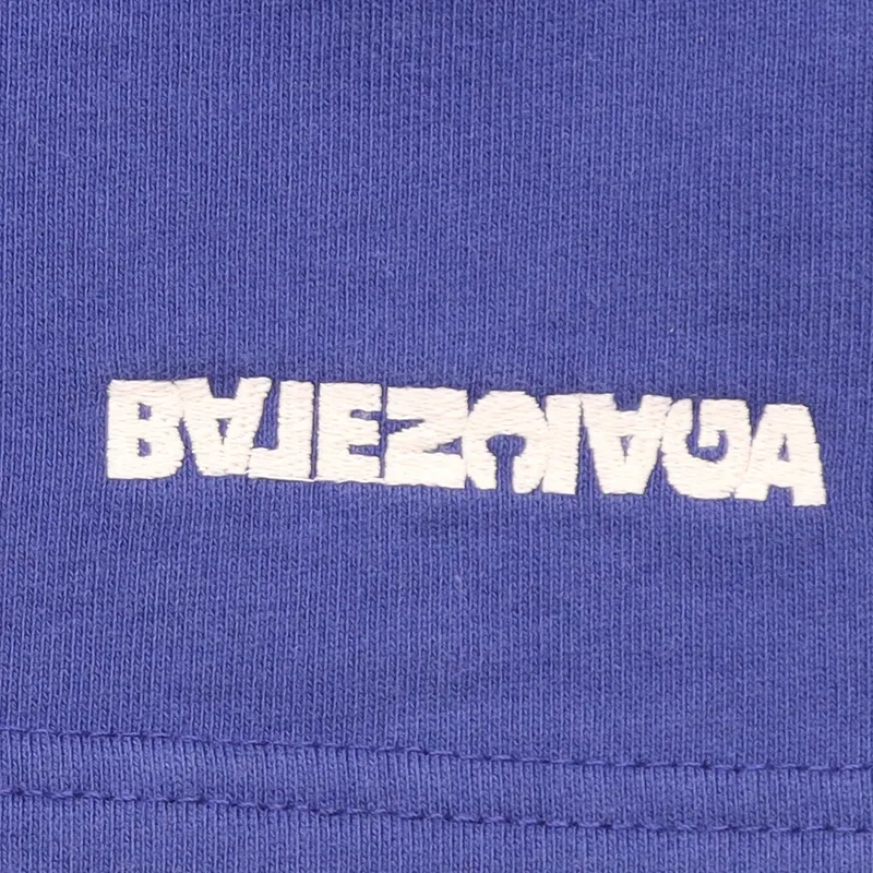 Balenciaga Logo Print Shorts-6