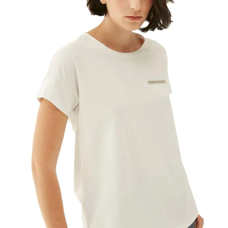 Balenciaga SS23 Drop Shoulder Sleeve T-Shirt Women's White-4